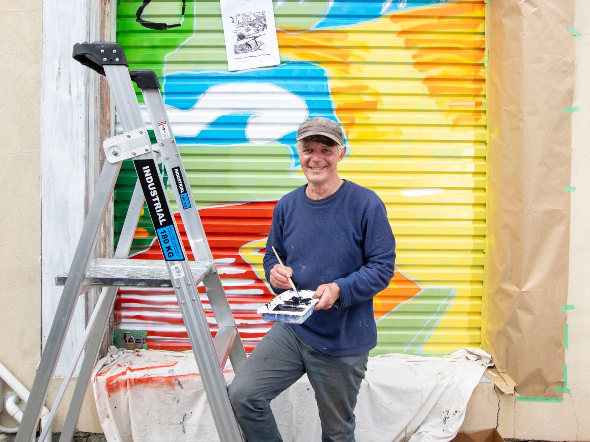 Picture by Tim Cuff 17 October 2024 - Make Shift Spaces Spring Clean, Nelson, New Zealand.