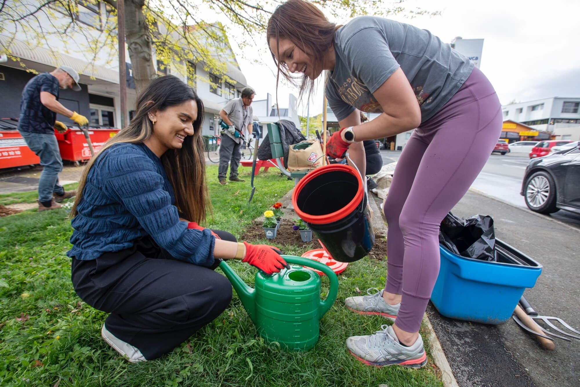 Picture by Tim Cuff 16 October 2024 - Make Shift Spaces Spring Clean, Nelson, New Zealand.