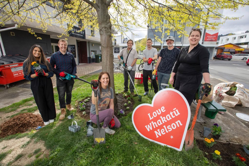 Picture by Tim Cuff 16 October 2024 - Make Shift Spaces Spring Clean, Nelson, New Zealand.