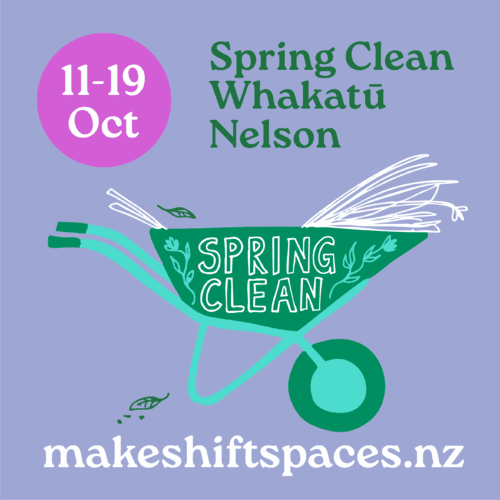 Spring clean wheelbarrow tile