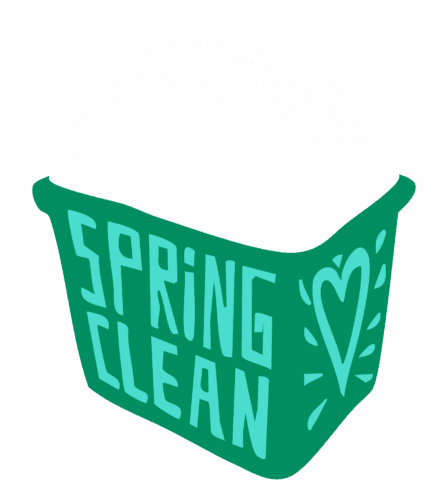 Spring clean bucket icon