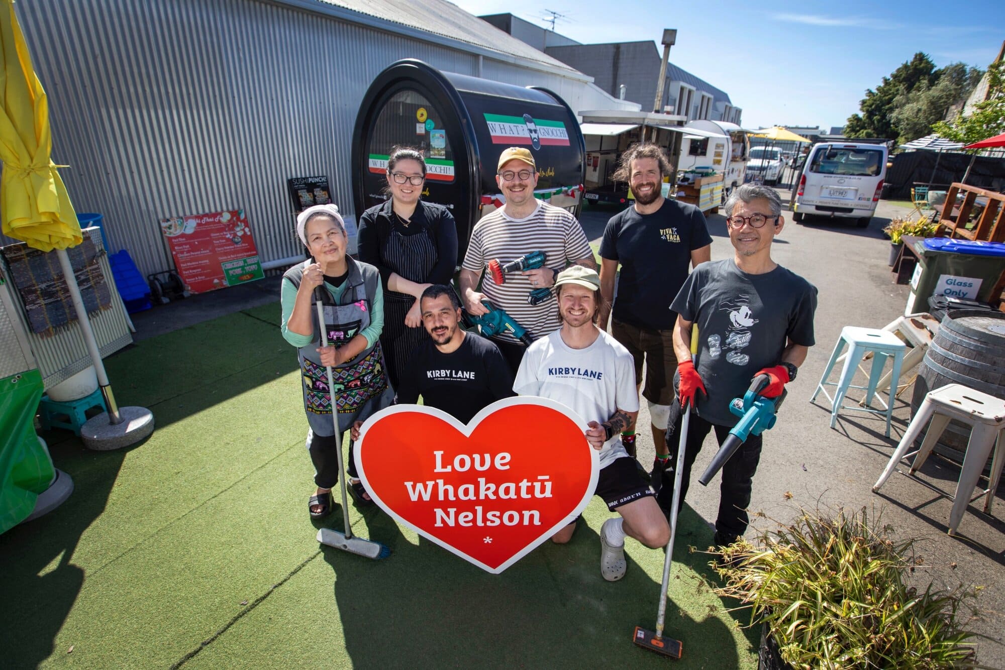 Picture by Tim Cuff - 17 October 2025 -  MakeShift Spaces Spring Clean, Nelson, New Zealand.